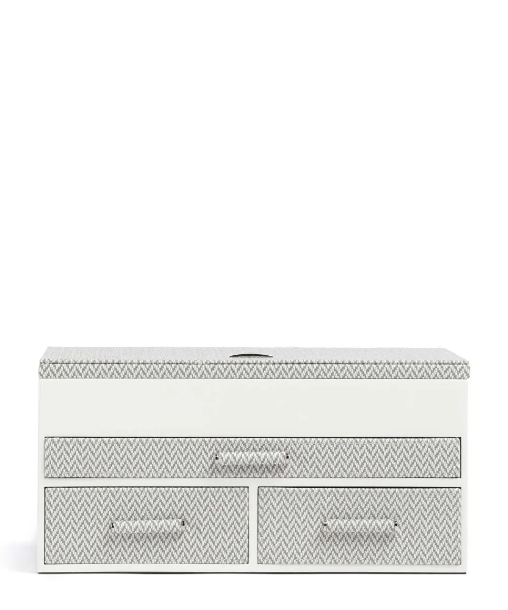 Clearance Calma Jewelry box wood, fabric Jewelry Boxes