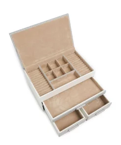 Clearance Calma Jewelry box wood, fabric Jewelry Boxes