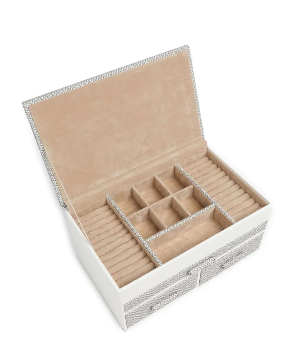 Clearance Calma Jewelry box wood, fabric Jewelry Boxes