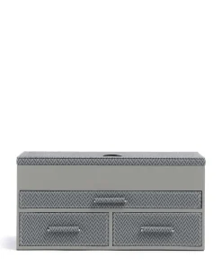 Windrose Calma Jewelry box wood, fabric grey Hot