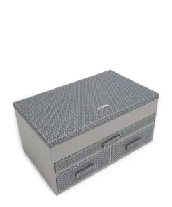 Windrose Calma Jewelry box wood, fabric grey Hot