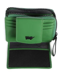 Braun Büffel Capri RFID Credit card holder fine grain cow leather green Best