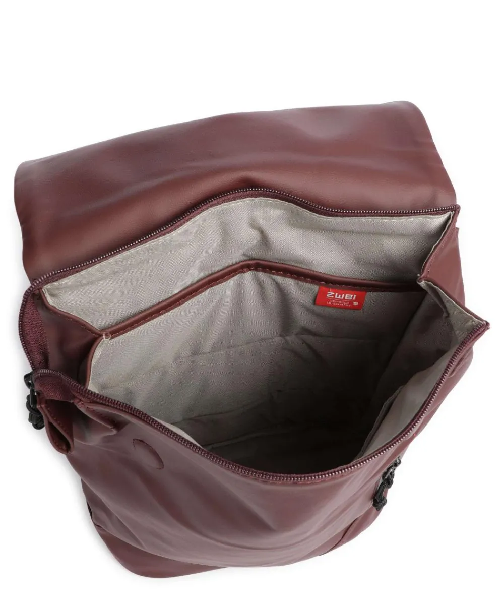 Zwei Cargo CAR130 Backpack 13″ imitation leather bordeaux red New