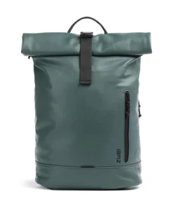 Zwei Cargo CAR250 Rolltop backpack 14″ imitation leather dark green