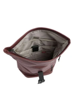 Zwei Cargo CAR200 Rolltop backpack 14″ imitation leather bordeaux red New