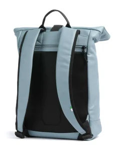 Zwei Cargo CAR200 Rolltop backpack 14″ imitation leather light blue Outlet