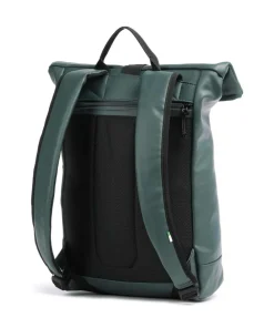 Zwei Cargo CAR200 Rolltop backpack 14″ imitation leather dark green Clearance