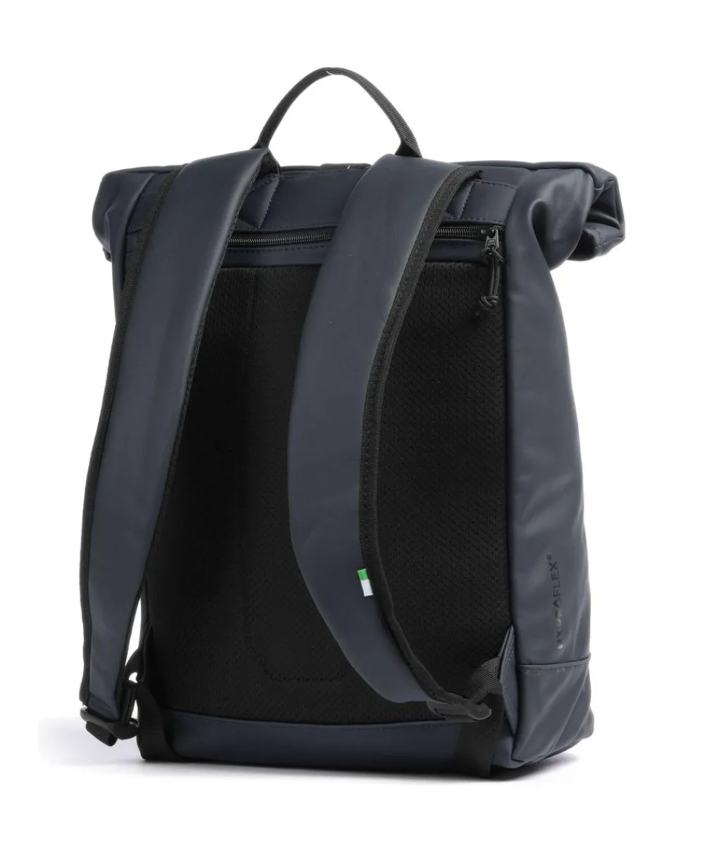 Zwei Cargo CAR200 Rolltop backpack 14″ imitation leather dark blue Online