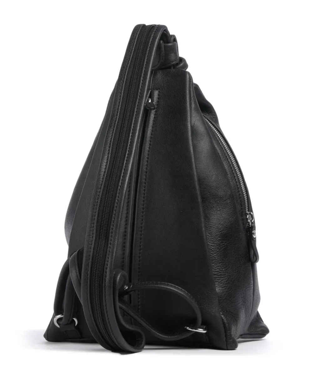 Castelijn & Beerens Carisma Backpack grained cow leather black Best