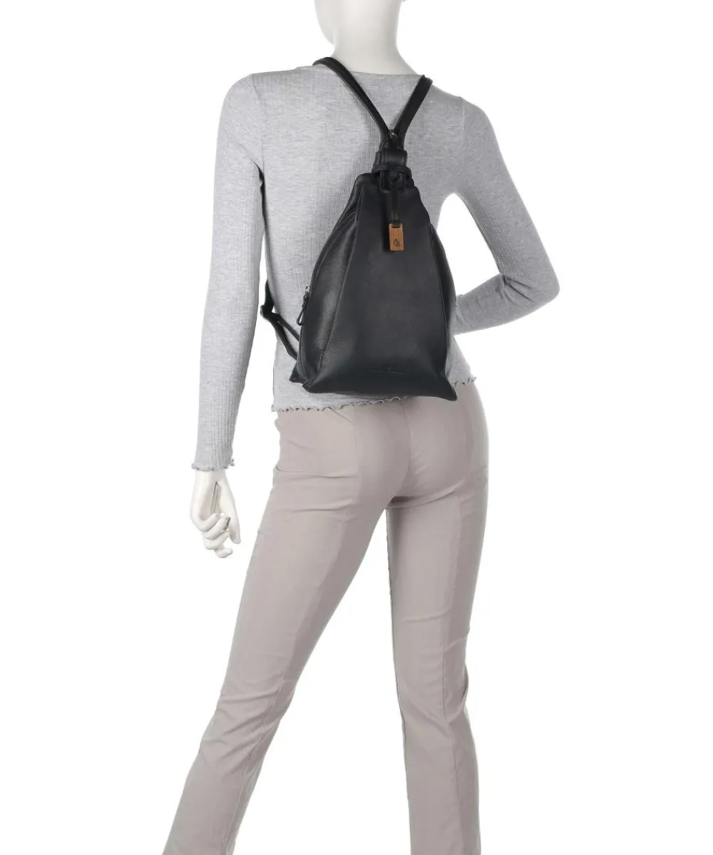 Castelijn & Beerens Carisma Backpack grained cow leather black Best