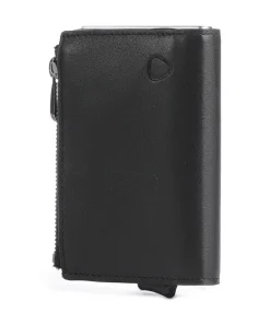 Strellson Carter c-four e-cage RFID Credit card holder fine grain cow leather black Hot