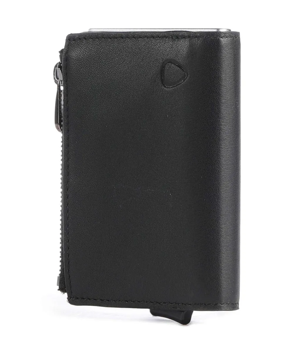 Strellson Carter c-four e-cage RFID Credit card holder fine grain cow leather black Hot