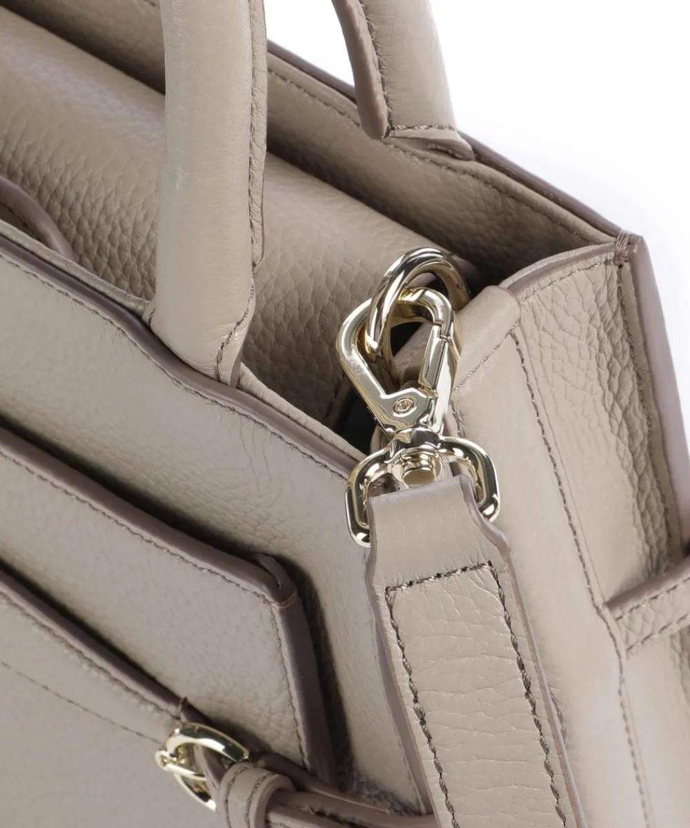 AIGNER Cavallo M Handbag grained cow leather beige Best