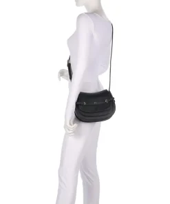 AIGNER Cavallo S Crossbody bag grained cow leather black Hot
