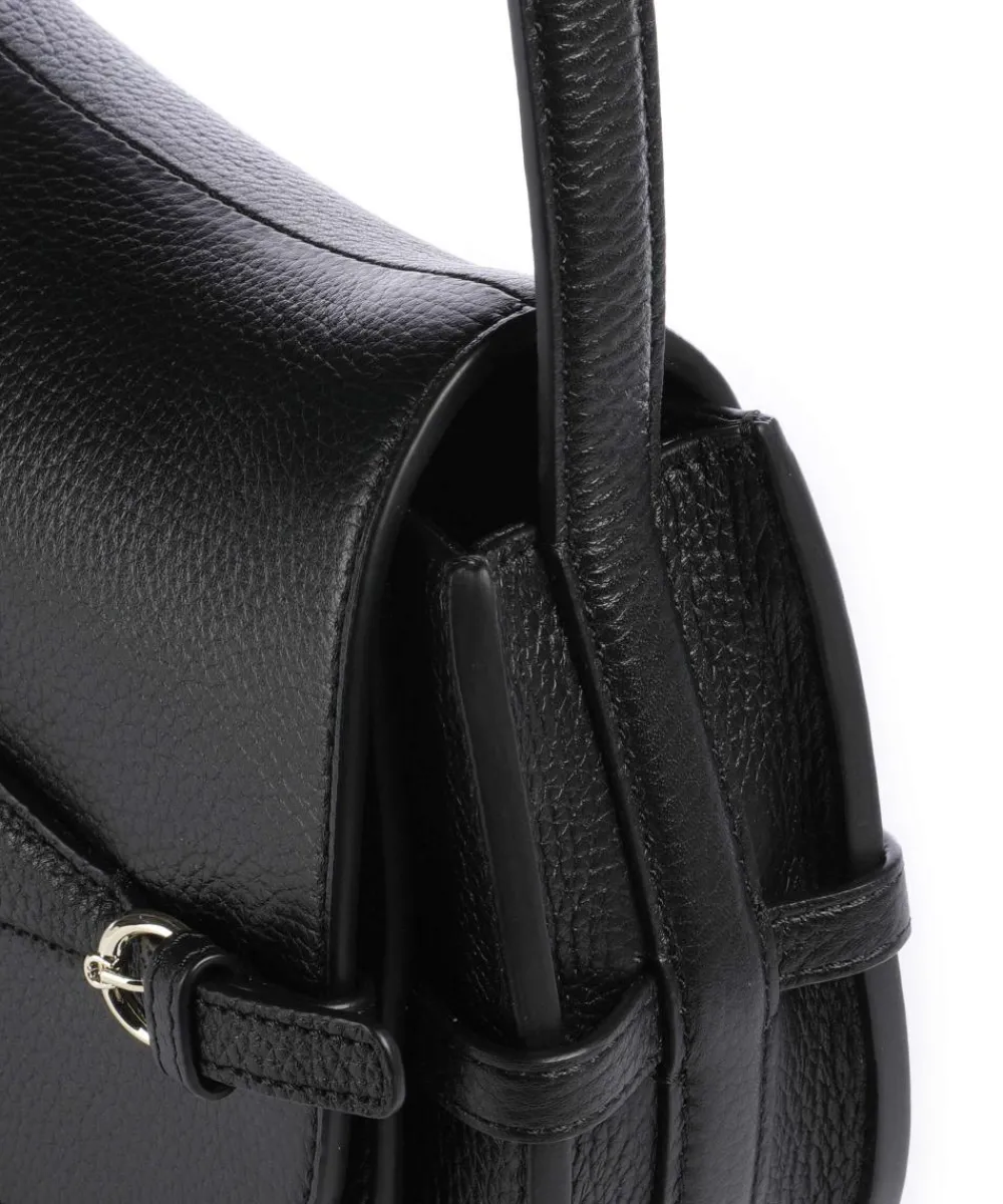 AIGNER Cavallo S Crossbody bag grained cow leather black Hot