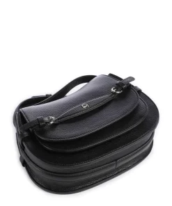 AIGNER Cavallo S Crossbody bag grained cow leather black Hot
