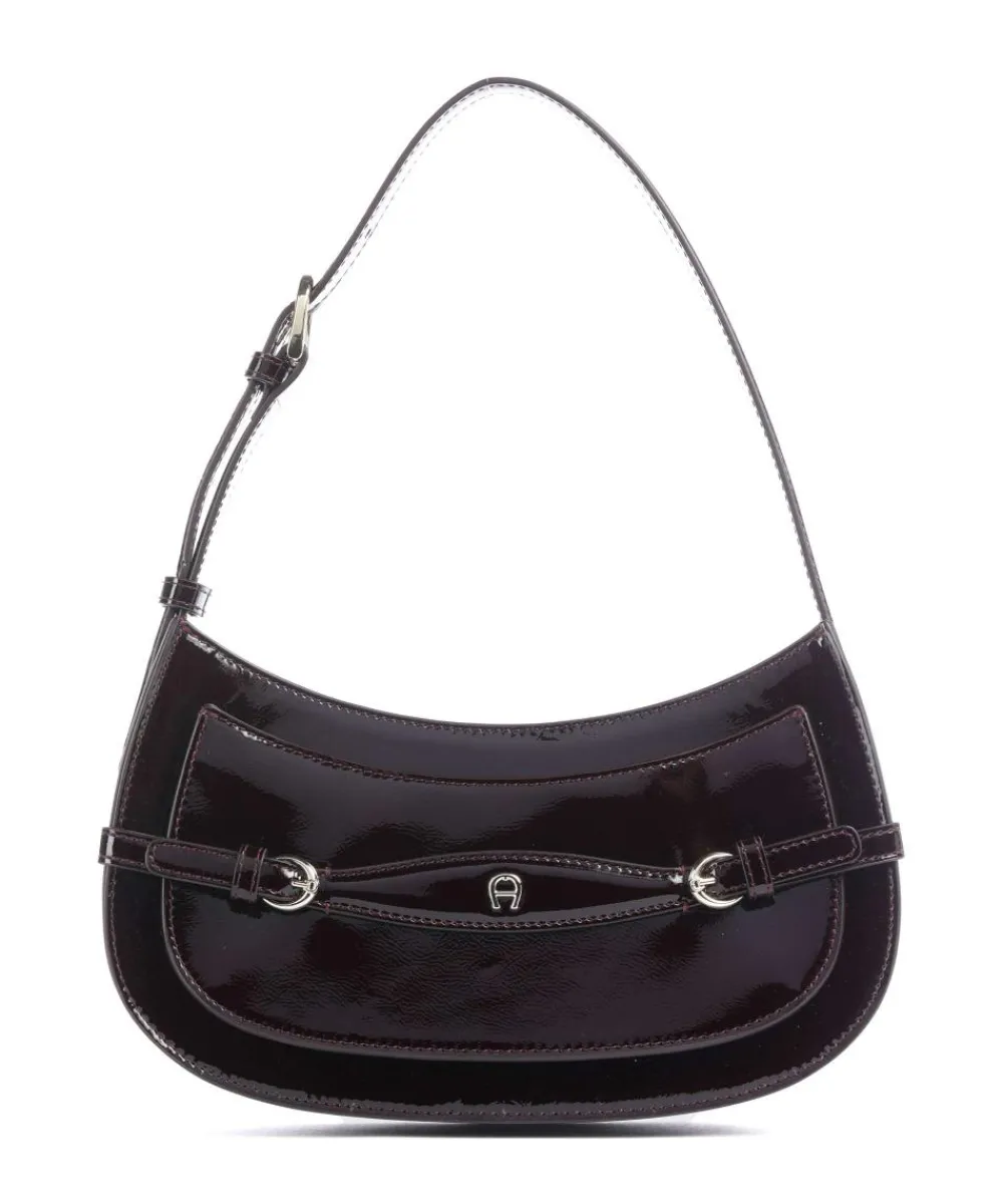 AIGNER Cavallo XS Shoulder bag patent leather bordeaux red Best