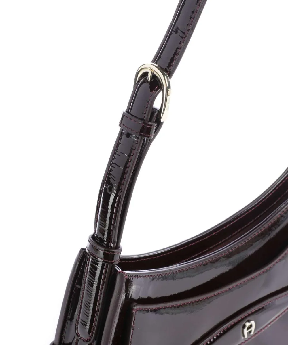 AIGNER Cavallo XS Shoulder bag patent leather bordeaux red Best