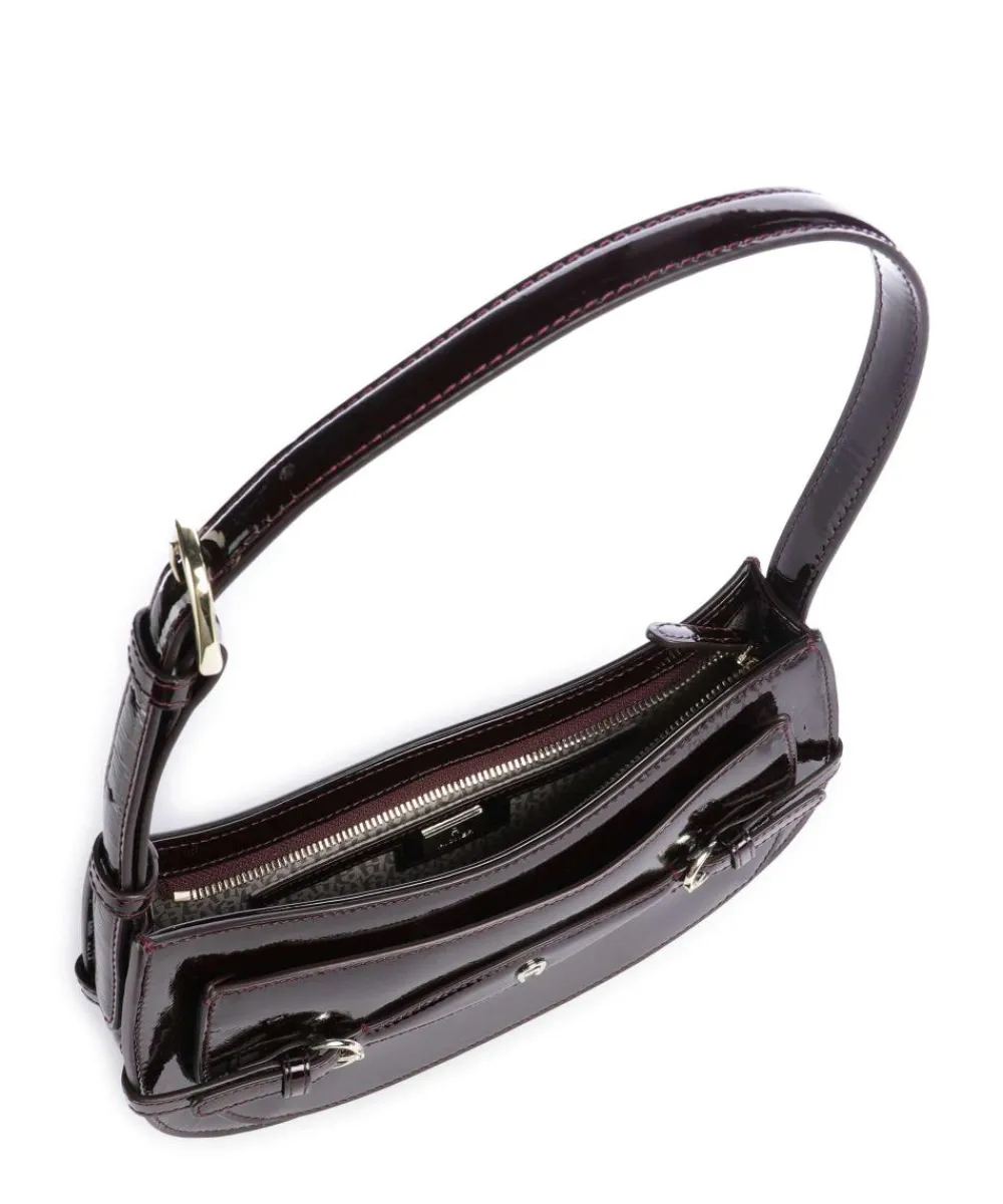 AIGNER Cavallo XS Shoulder bag patent leather bordeaux red Best