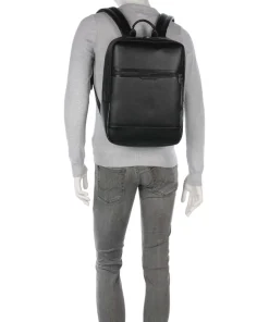 Armani Exchange Cedric Backpack 14″ imitation leather black Clearance