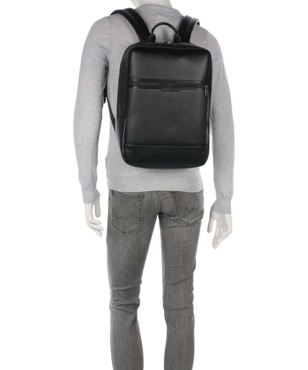 Armani Exchange Cedric Backpack 14″ imitation leather black Clearance