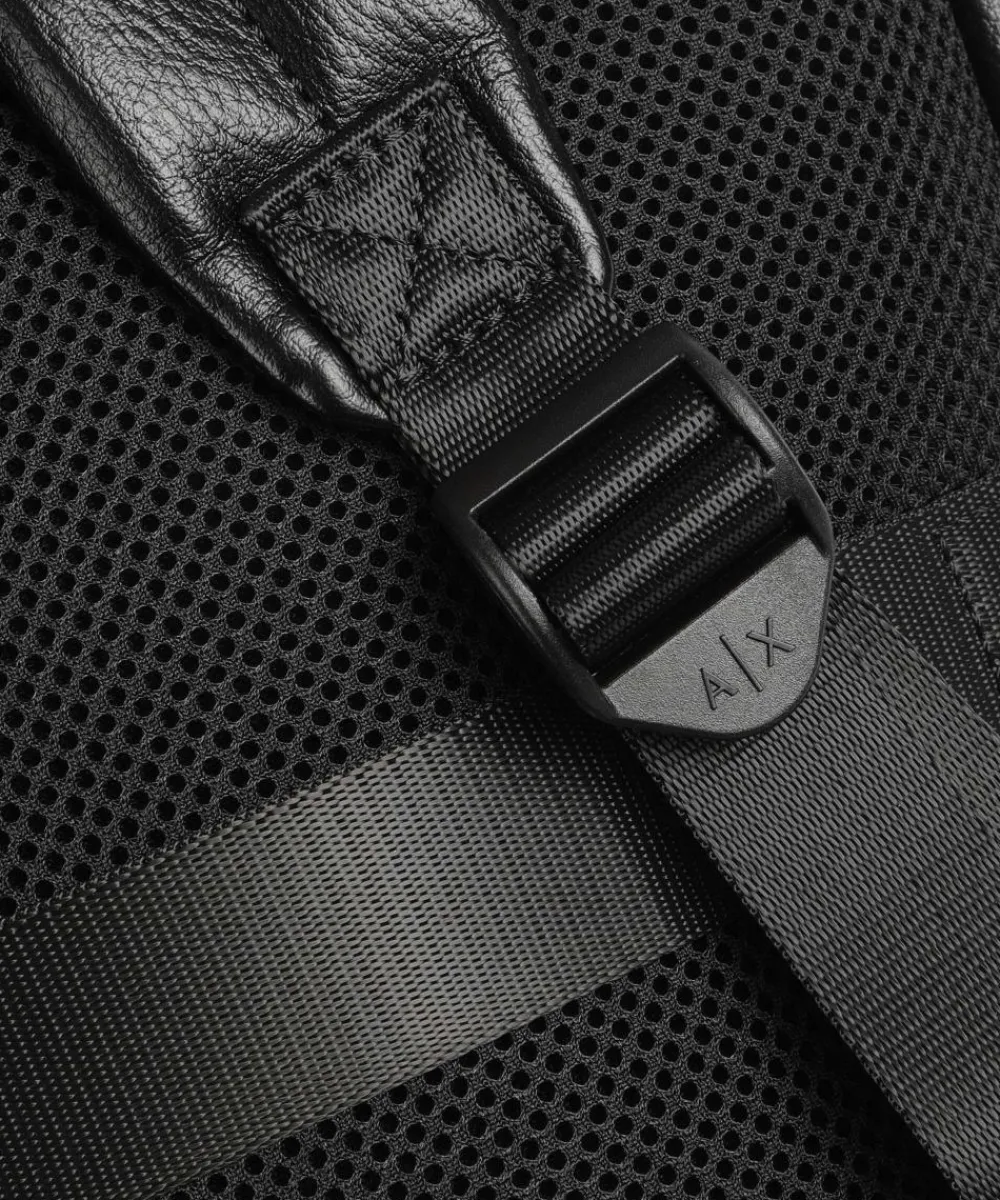 Armani Exchange Cedric Backpack 14″ imitation leather black Clearance