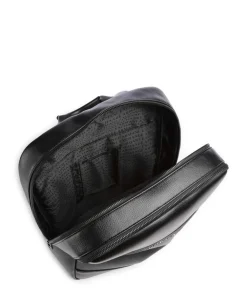 Armani Exchange Cedric Backpack 14″ imitation leather black Clearance
