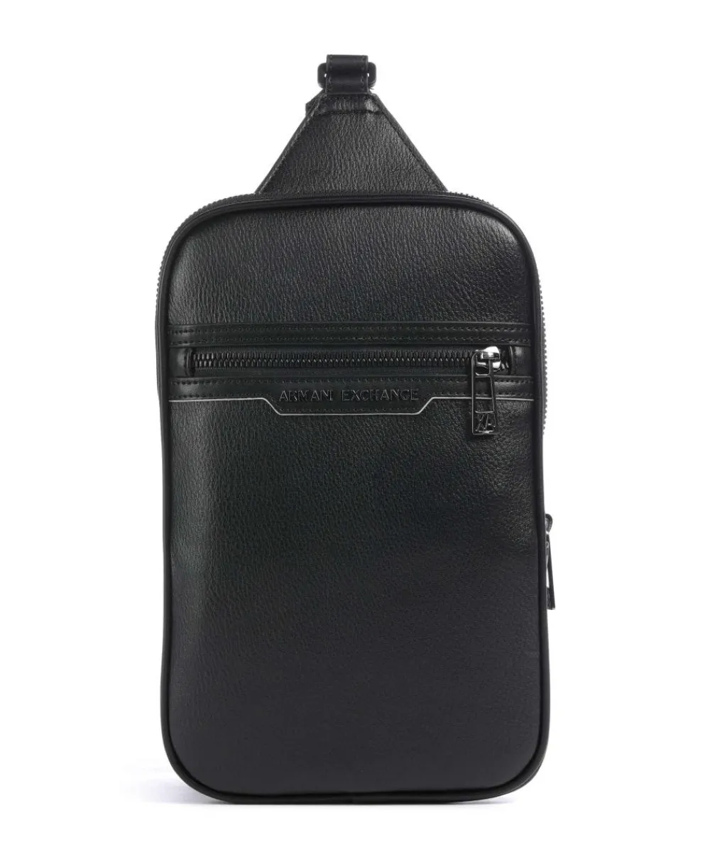Armani Exchange Cedric Sling bag imitation leather black Best