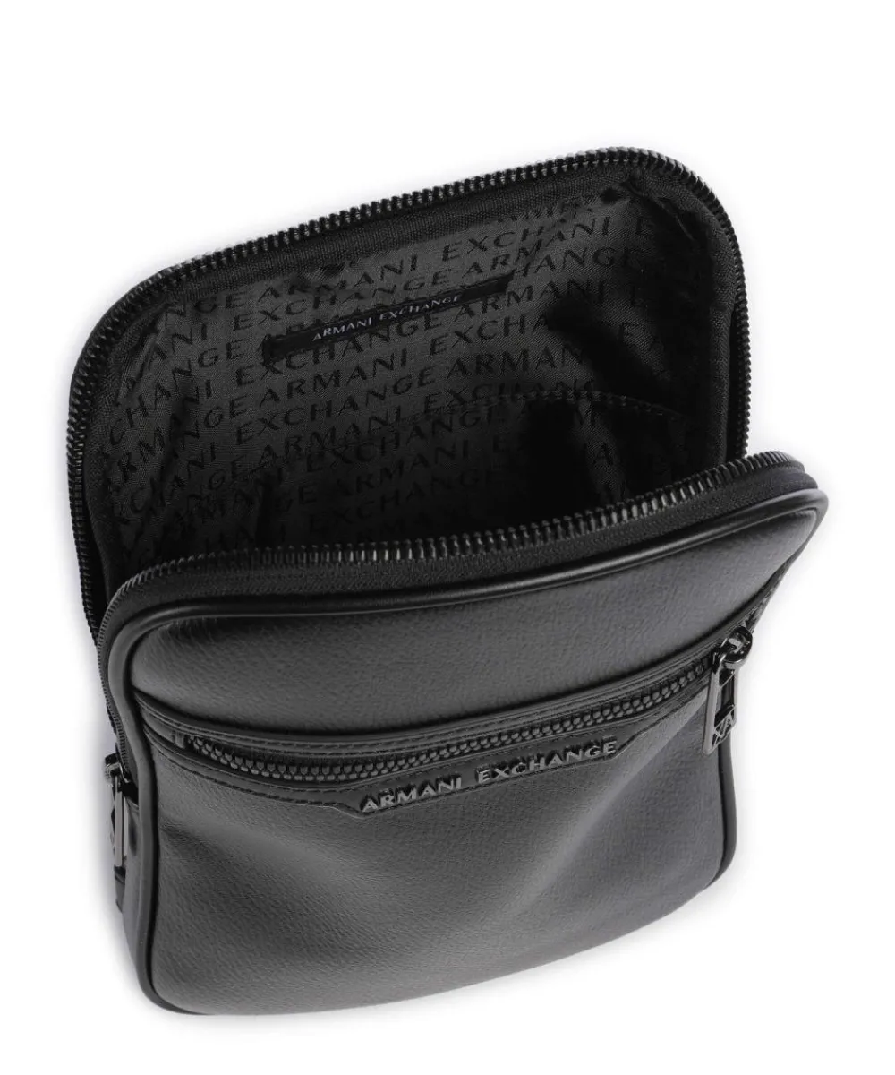 Armani Exchange Cedric Sling bag imitation leather black Best