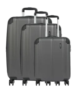 Travelite City Suitcase set (4 wheels) 3-pc. anthracite Best