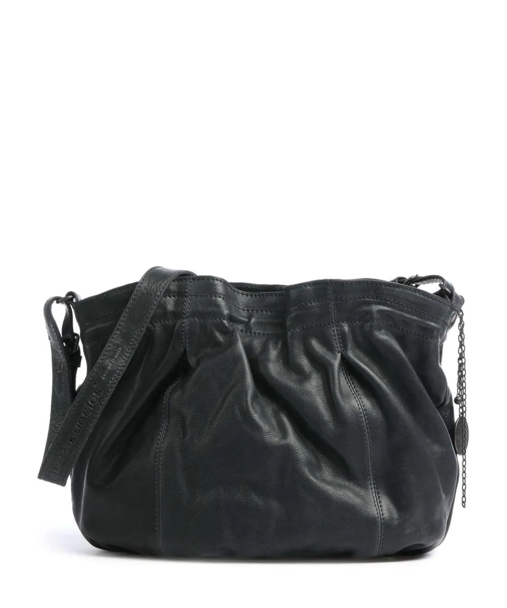 Aunts & Uncles Coffee Klatsch Hannah Shoulder bag grained leather dark green Sale