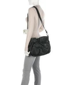 Aunts & Uncles Coffee Klatsch Hannah Shoulder bag grained leather dark green Sale
