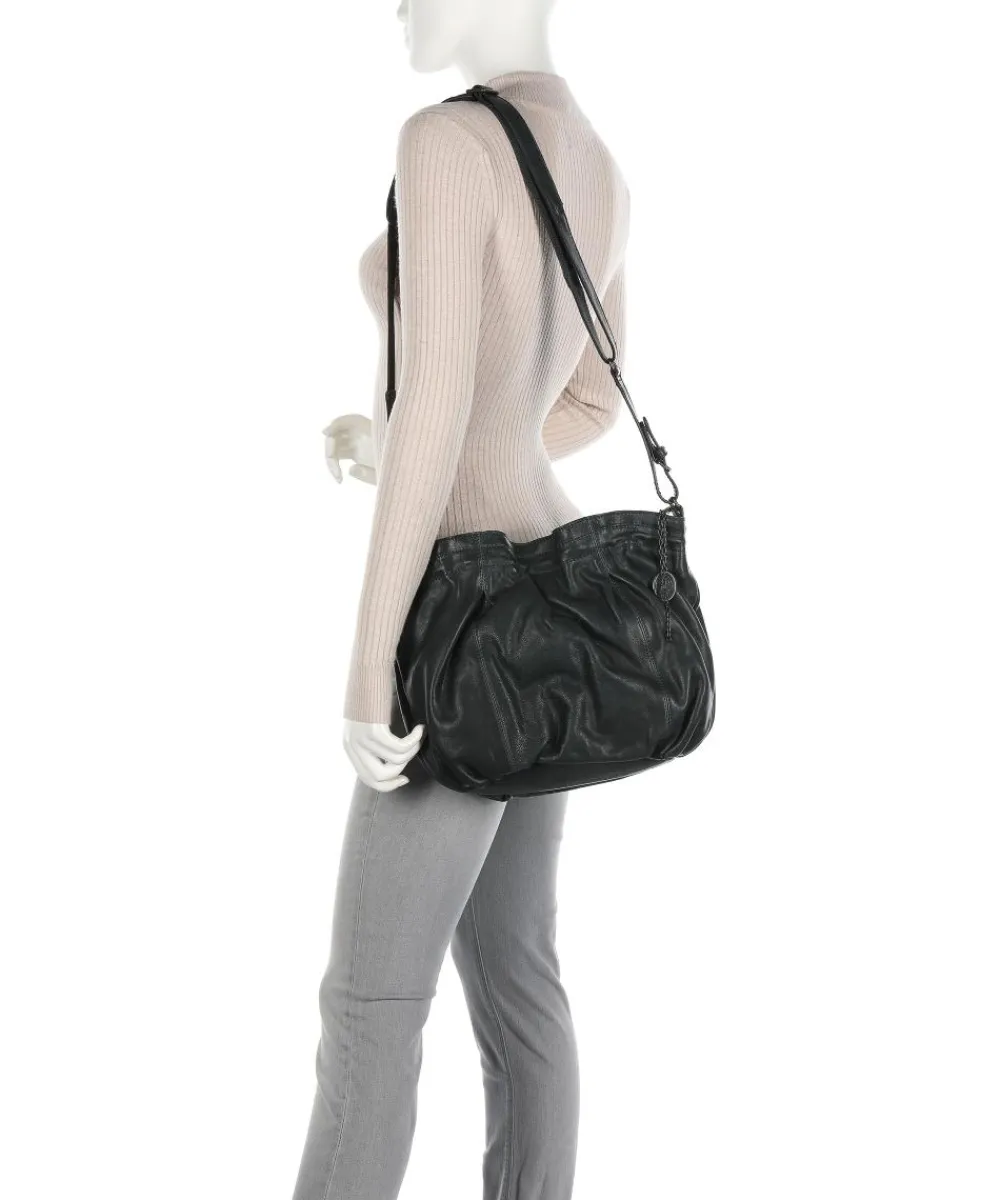 Aunts & Uncles Coffee Klatsch Hannah Shoulder bag grained leather dark green Sale
