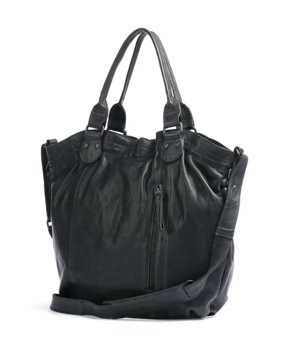 Aunts & Uncles Coffee Klatsch Susan Tote bag grained leather dark green Hot