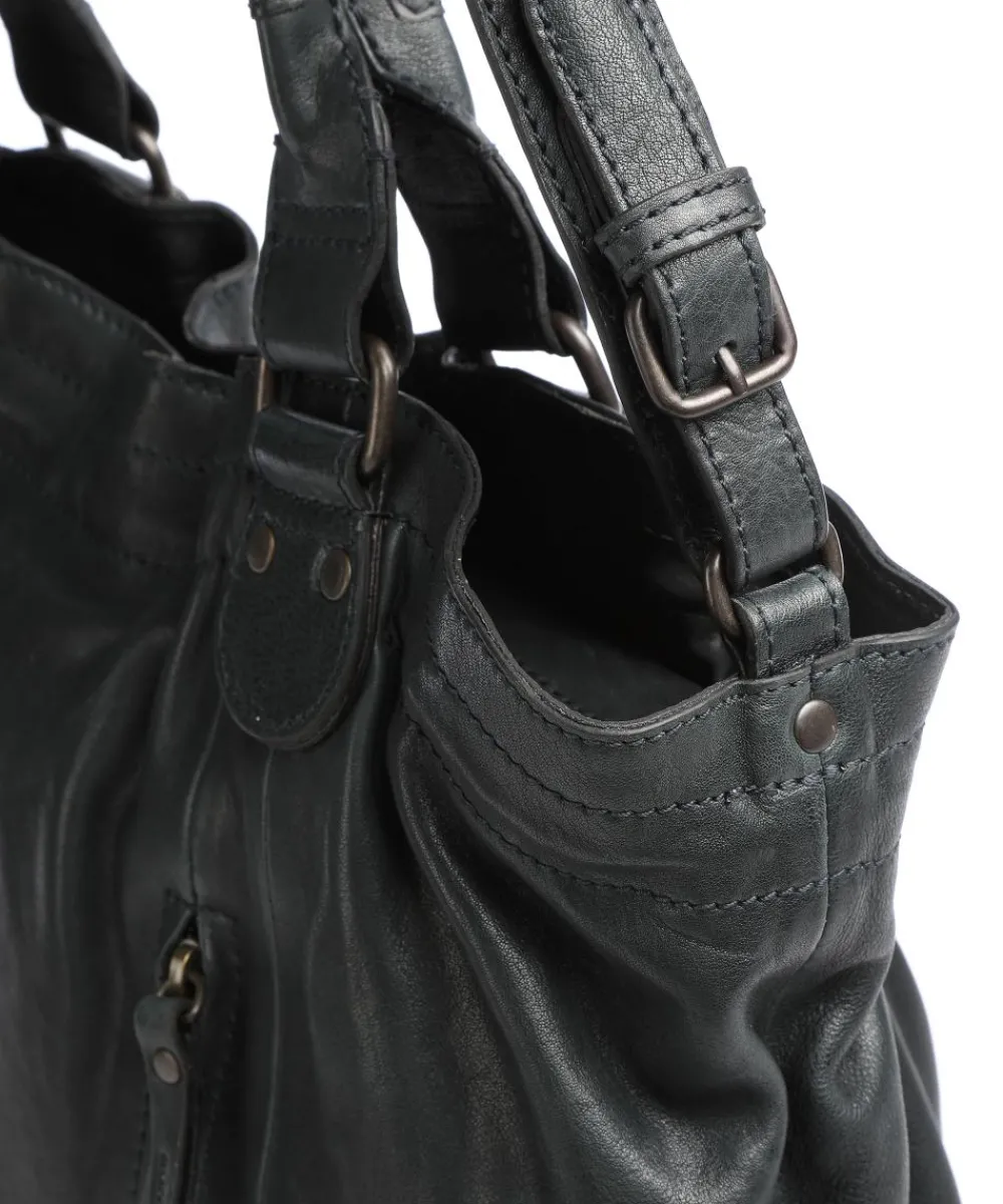 Aunts & Uncles Coffee Klatsch Susan Tote bag grained leather dark green Hot