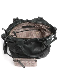 Aunts & Uncles Coffee Klatsch Susan Tote bag grained leather dark green Hot