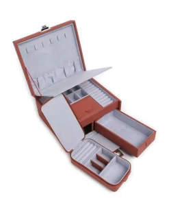 Windrose Corbello Jewelry box imitation leather platino Best