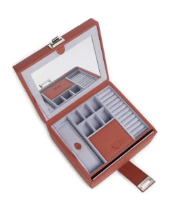 Windrose Corbello Jewelry box imitation leather platino Best