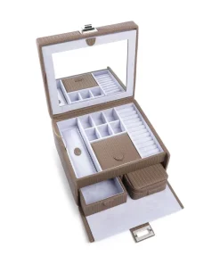 Windrose Corbello Jewelry box imitation leather light brown Online