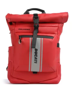 Clearance Corner Special Ducati Rolltop backpack 16″ polyurethane Rolltop Backpacks|Laptop Backpacks