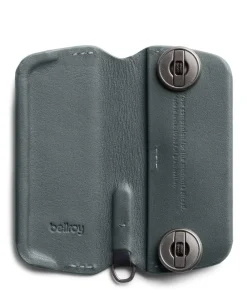 Bellroy Cover Plus Key case leather greygreen