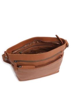 Clearance Cow Wax Pull Up Almeria Crossbody bag pull-up cow leather Crossbody Bags