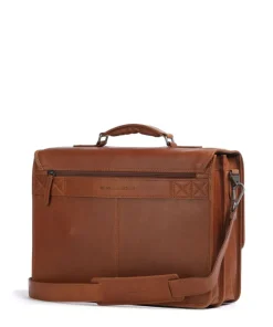 Cow Wax Pull Up Glenwood Briefcase 17″ cow leather Business- & Laptop Bags