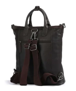 Best Cow Wax Pull Up Luisa Backpack bag 15″ cow leather Backpack-Bags|Laptop Backpacks