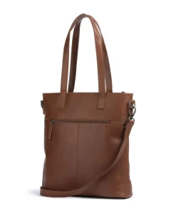 The Chesterfield Brand Cow Wax Pull Up Nunavik Tote bag 15″ cow leather cognac New