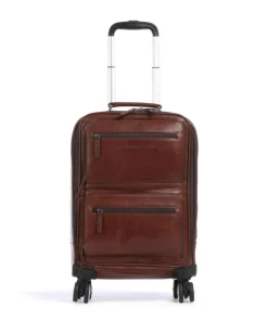 Clearance Cow Wax Pull Up San Marino Spinner (4 wheels) 60 cm Suitcases & Trolleys