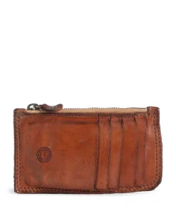 Campomaggi Credit card holder fine grain cow leather cognac Clearance