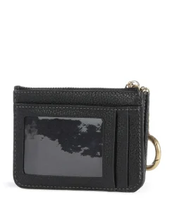 Coach Credit card holder grained leather black Best