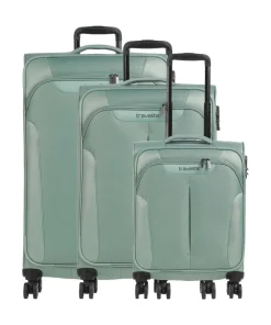 Travelite Croatia Suitcase set (4 wheels) 3-pc. mint green Best