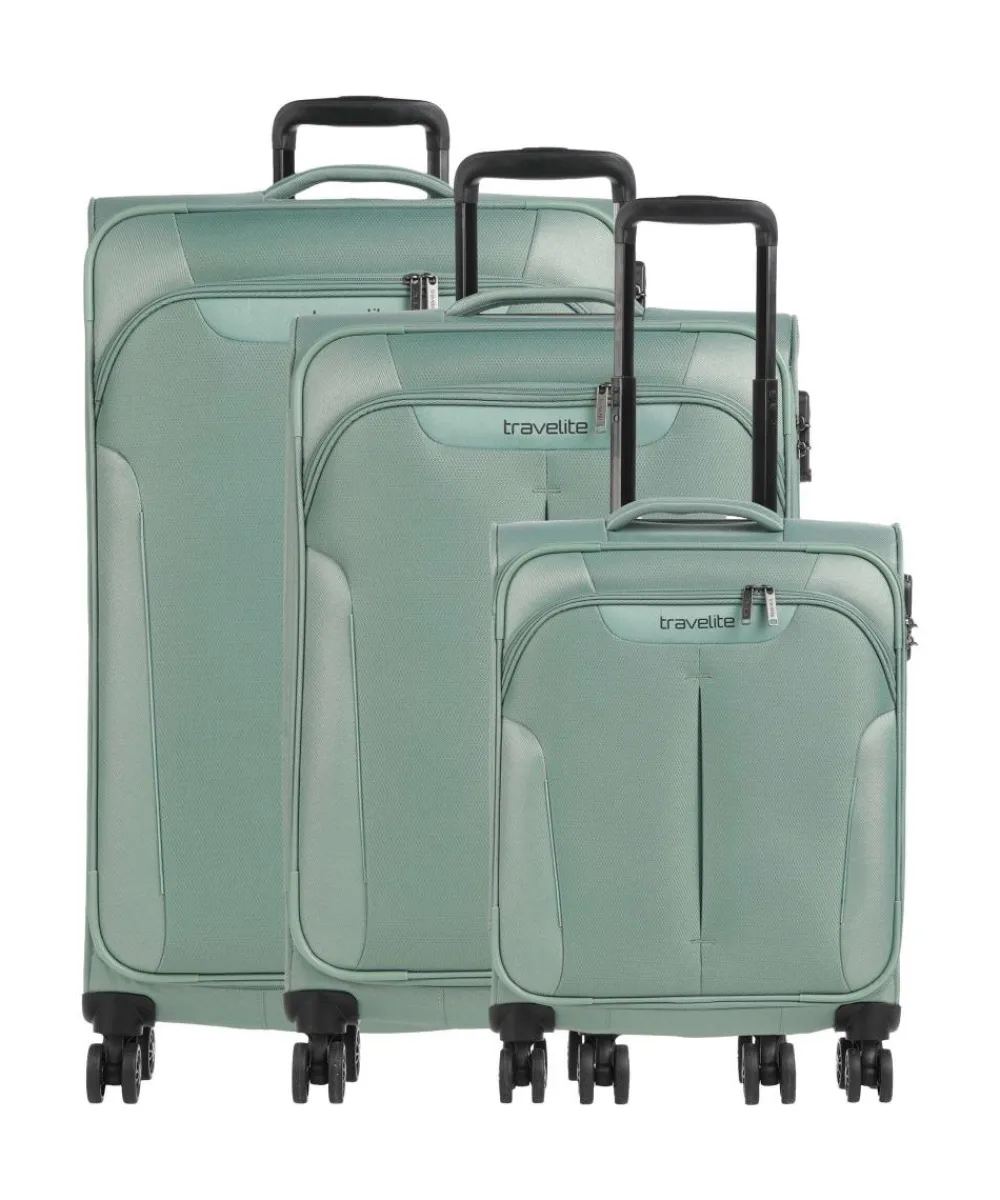 Travelite Croatia Suitcase set (4 wheels) 3-pc. mint green Best
